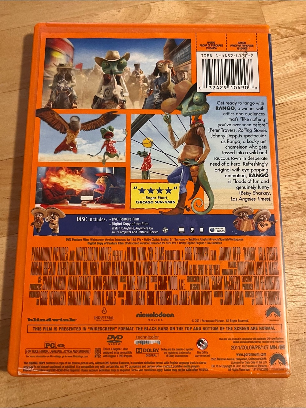 Rango DVD + Digital Copy - Picture 2 of 2